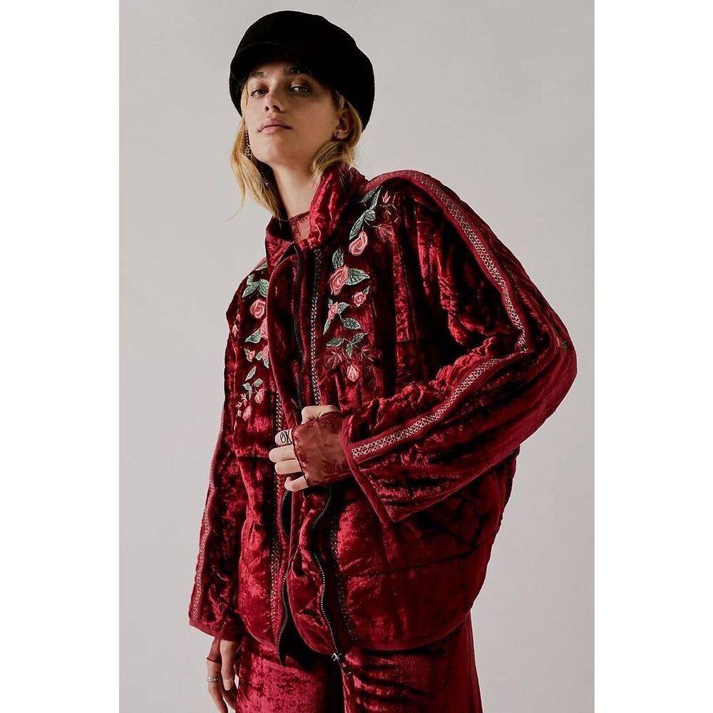 Free People x Anna Sui Dolman Quilted Jacket